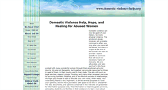 Desktop Screenshot of domestic-violence-help.org